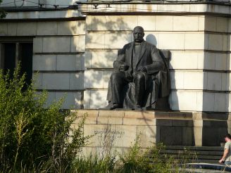 Skulptur Evlogi und Hristo Georgiev Sofia