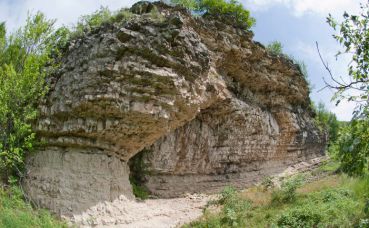 Römischen Festung "Kaleto" und "DARA Baran" Sanddorn